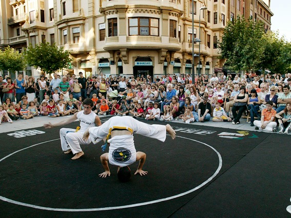 capoeira en carlos III pamplona