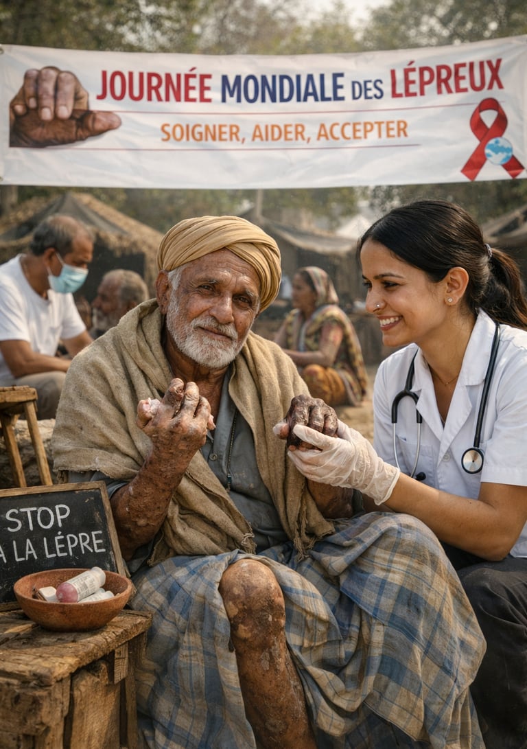Journée mondiale des lépreux