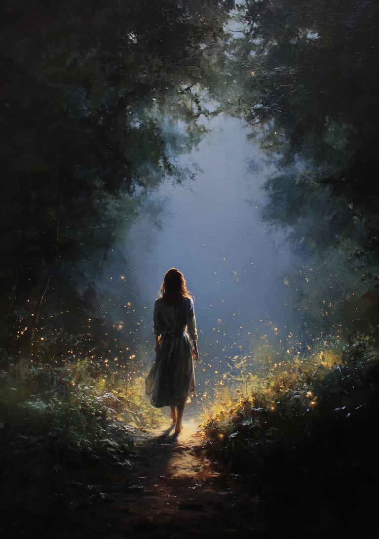 The mist before you is clearing so that you can be guided on your path.