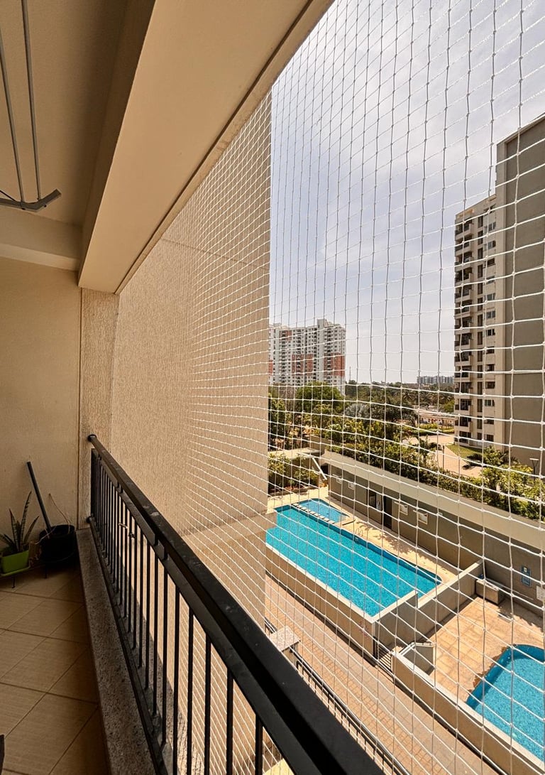 Long lasting pigeon nets for apartment balcony in Malabar Hill
