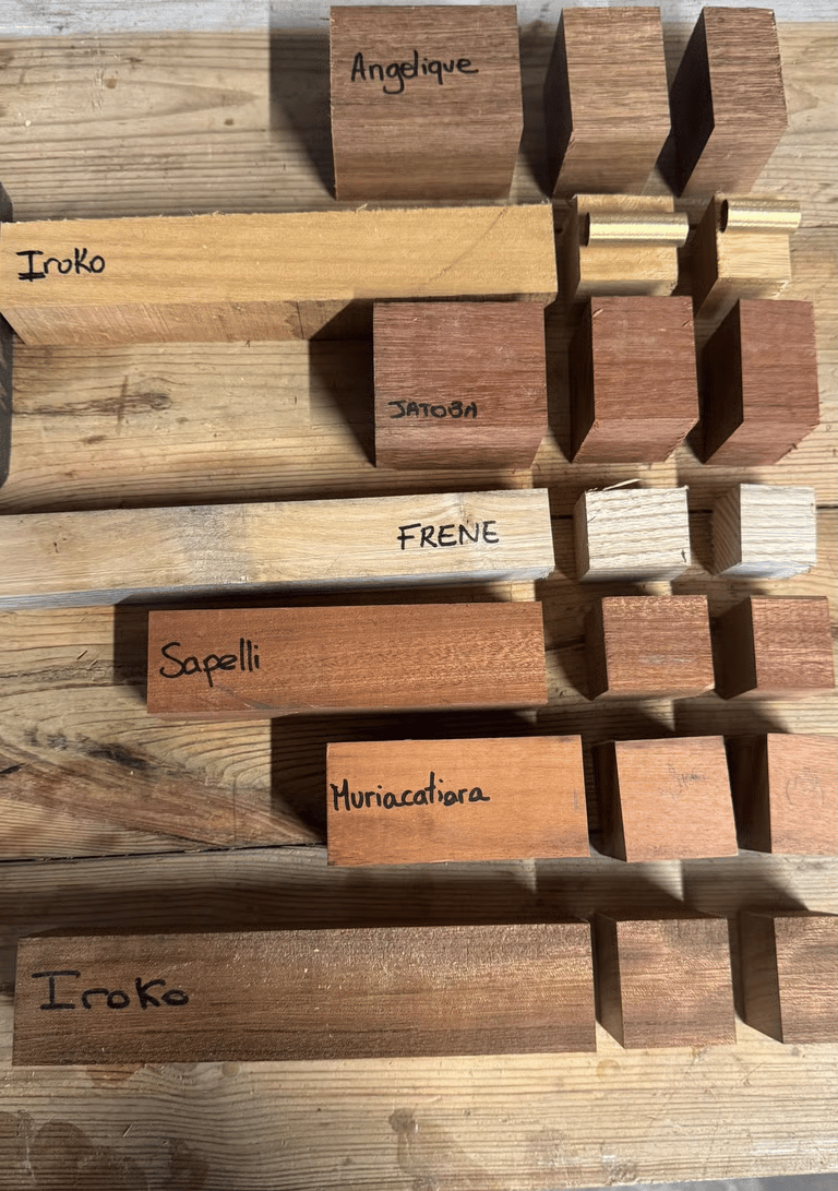 Essence de bois utilisées par Armelle B à St Martin dans son atelier
