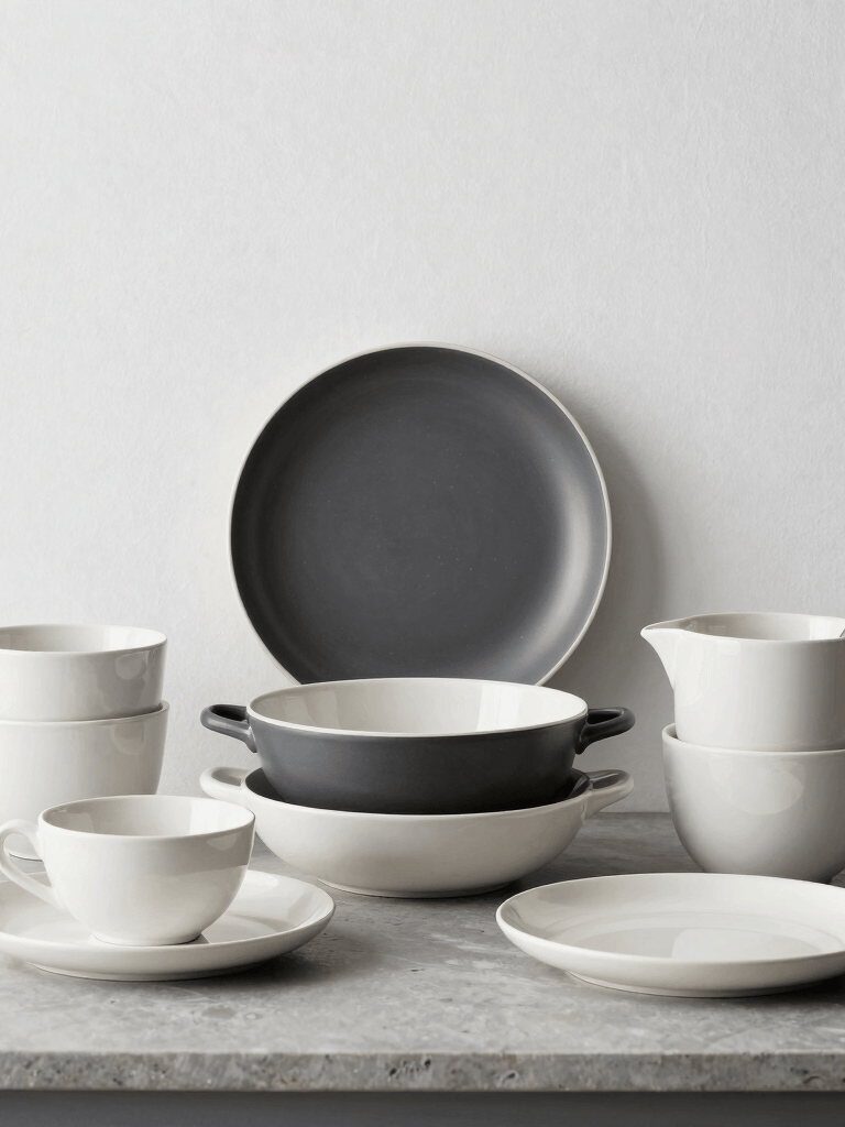 A vibrant yellow tag with a discount symbol hanging from a green shopping bag.