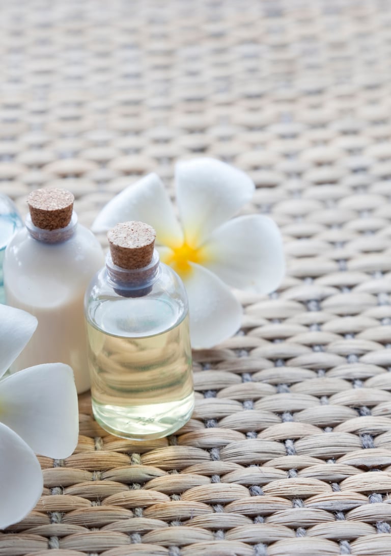Flacon d’huile parfumée artisanale à base de fleurs d'oranger – Senteurs de Fès