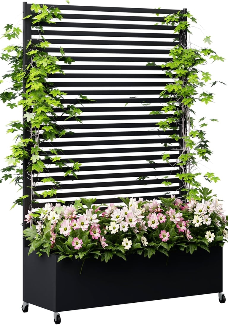 Metal Planter for patio gardening