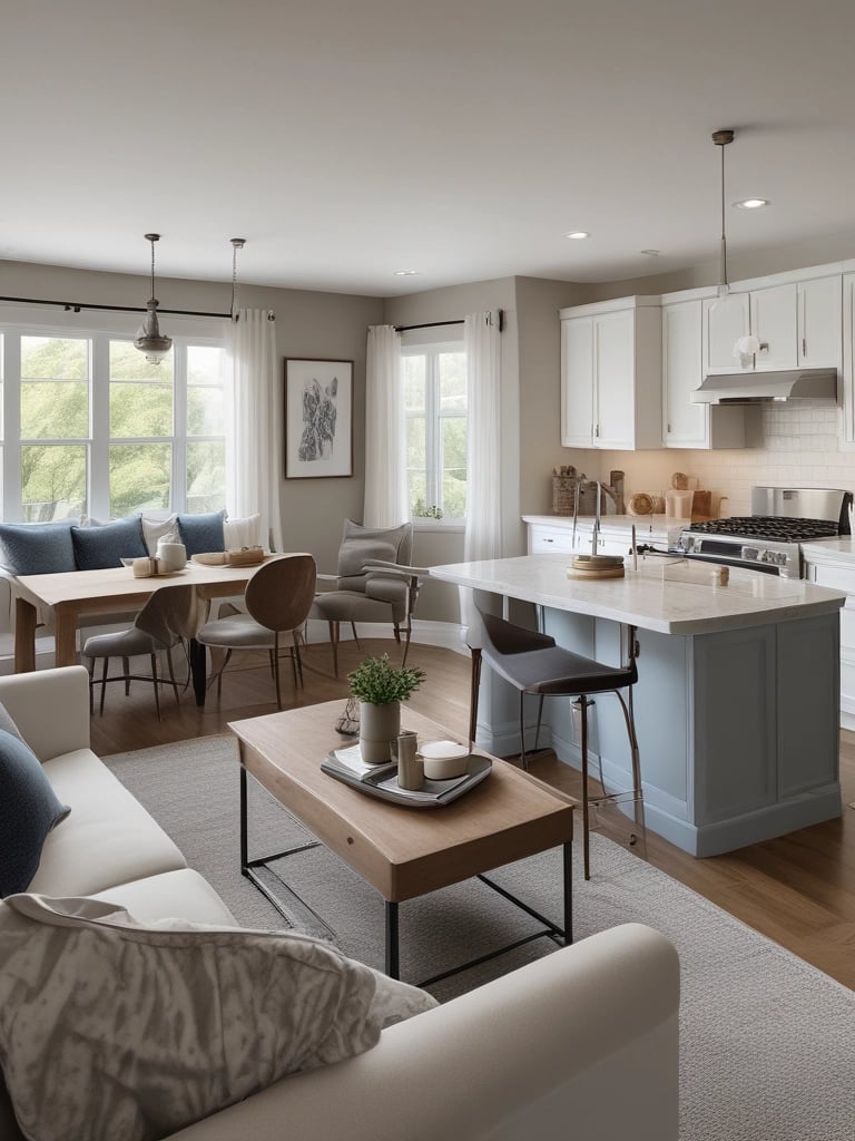 A sparkling clean modern office reception area with polished floors and bright lighting.