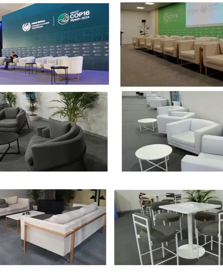 Office, Exhibition & Outdoor Furniture for Rent & Purchase | KSA, Riyadh, Jeddah, Dammam