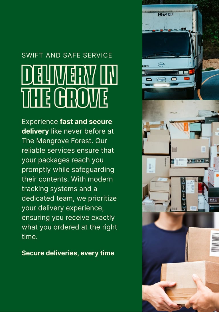 Delivery The Grove Services: "Delivery staff carrying grocery packages for Grove Services by The Men