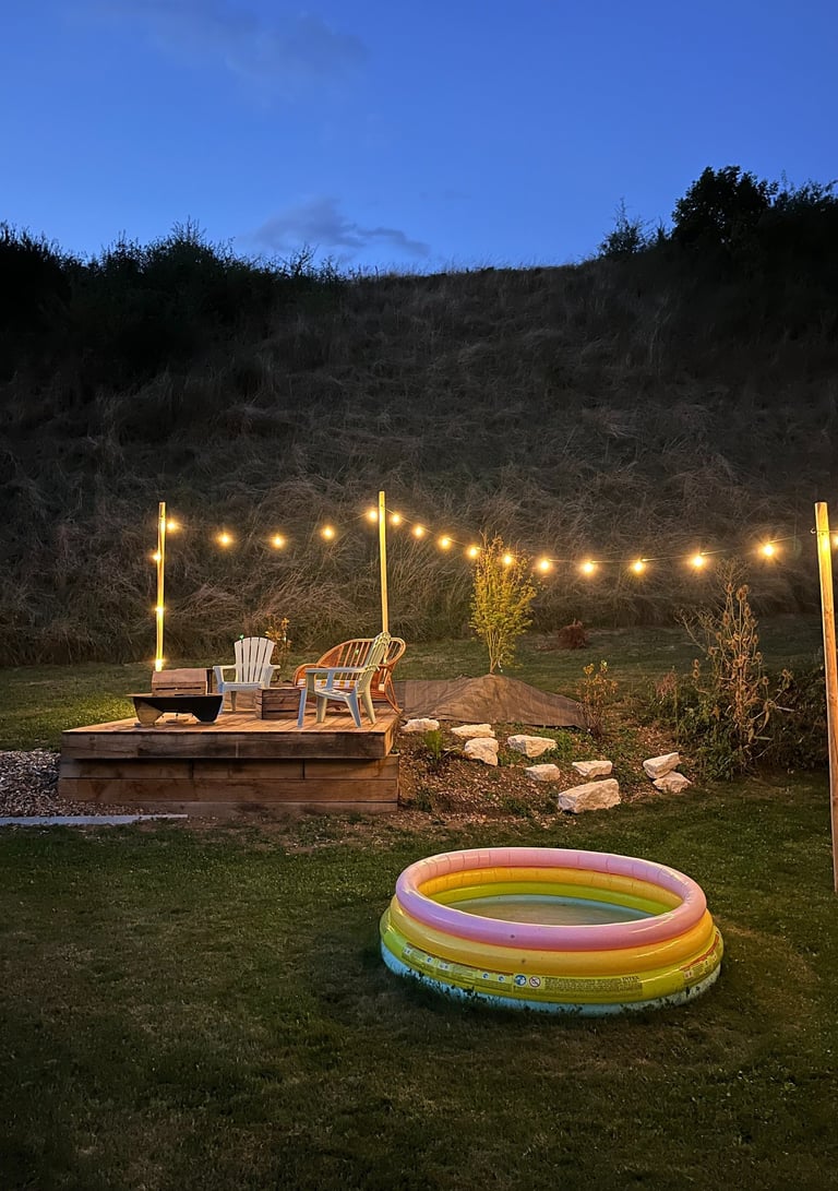 création d'une terasse en bois