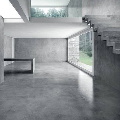 Tswanacrete Cretecote Nickle Grey for a seamless wall and floor application in modern buildings in Botswana.