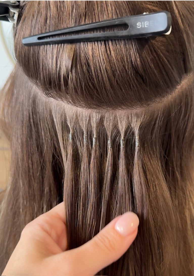 Keratin bond hair extensions St Albans