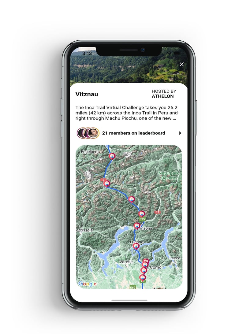 Virtual Challenge Map