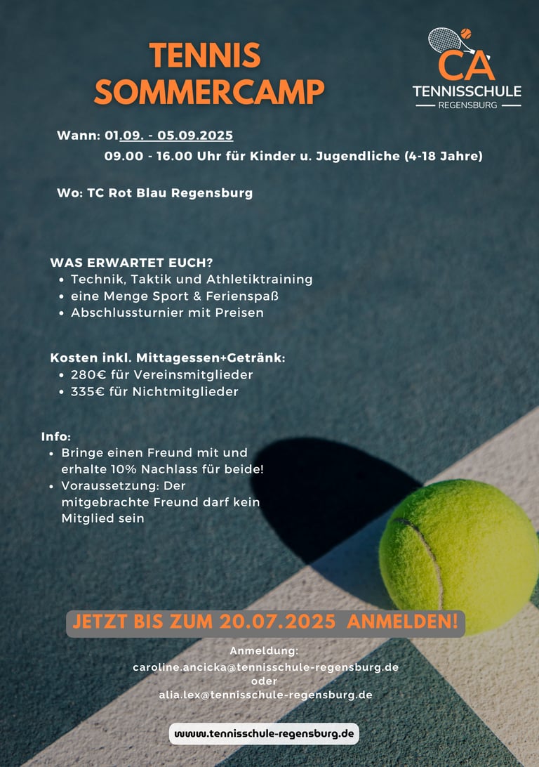 a tennis ball on a tennis court with a tennis ball