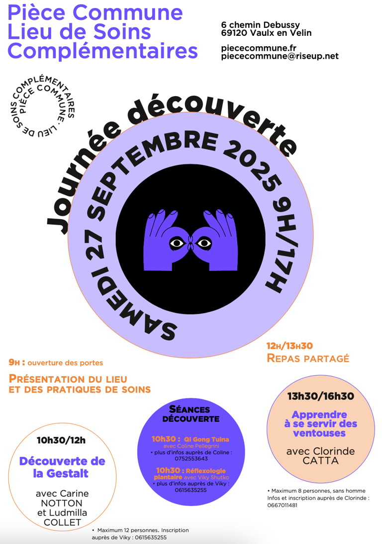 Atelier Gestalt à Pièce Commune, Carine NOTTON et Ludmilla COLLET