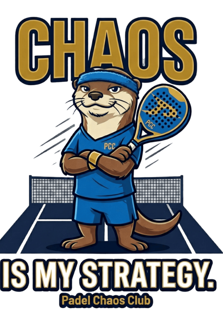 Padel player with padel racket