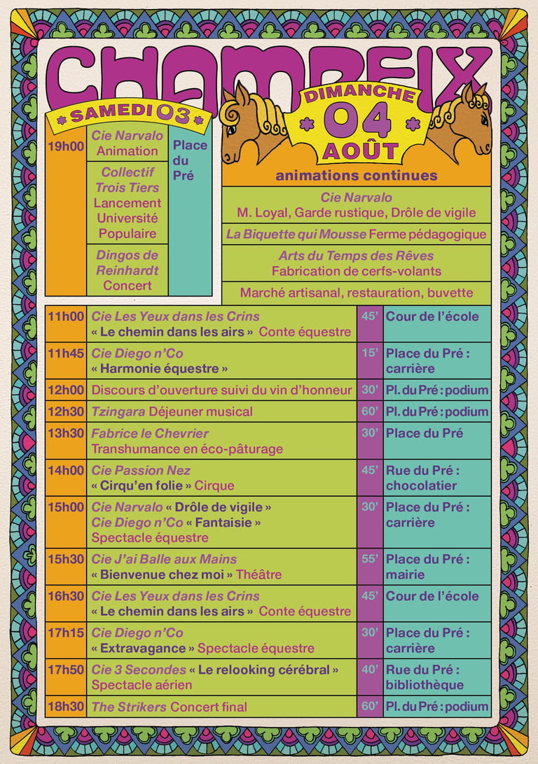 flyer fête dans la ville 2024