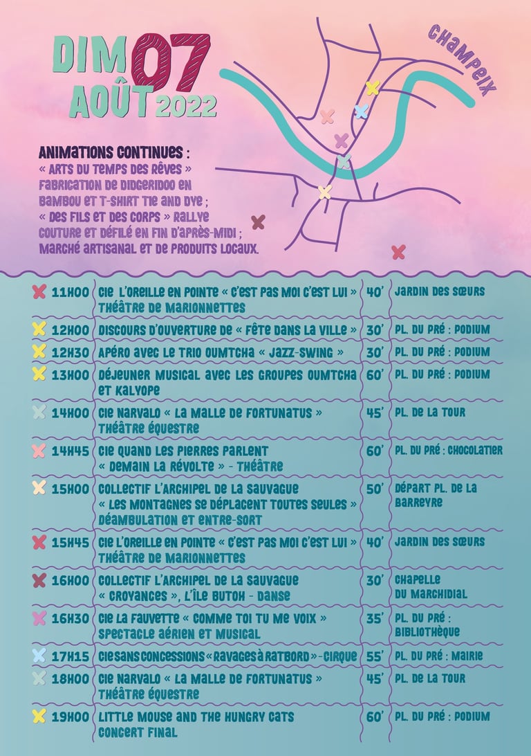 Flyer Fête dans la Ville 2022