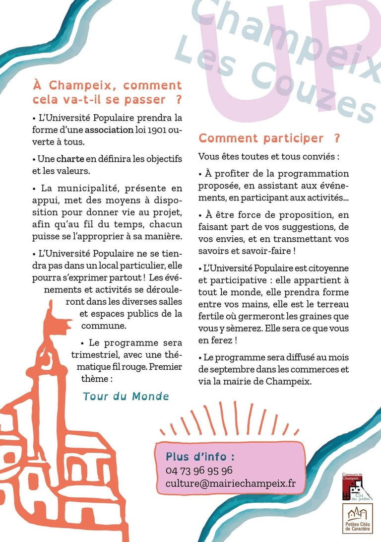 flyer UP champeix les couzes
