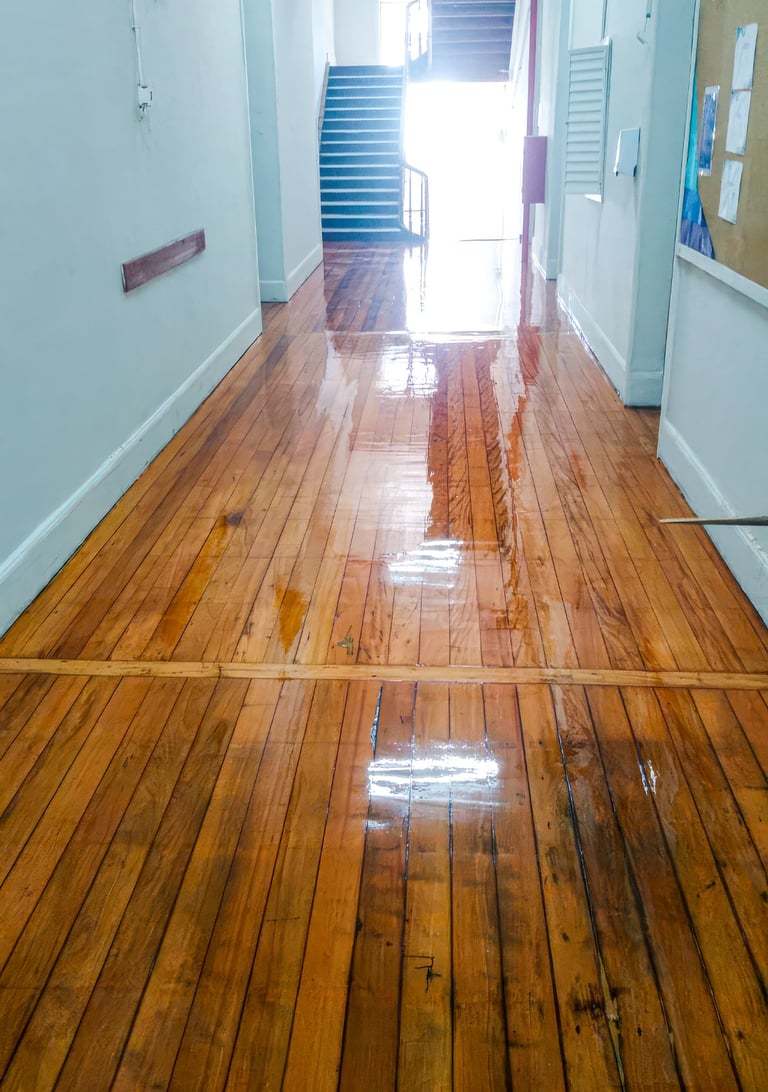 Piso depois da restauração