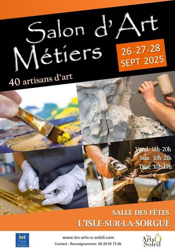 salon des métiers d'art Isle sur la Sorgue