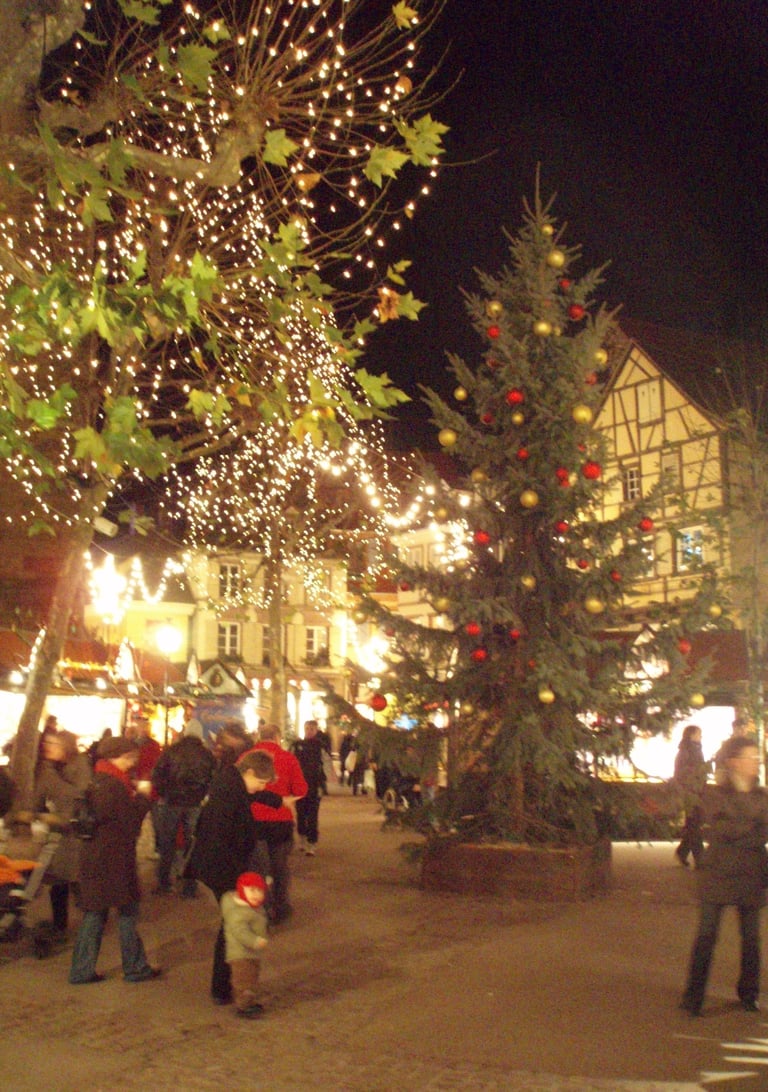 Colmar city Christmas tree