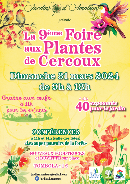 Foire aux plantes Cercoux 2024