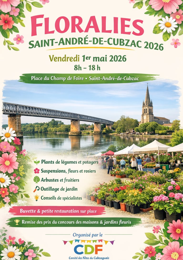 Floralies St Andre de Cubzac 2026