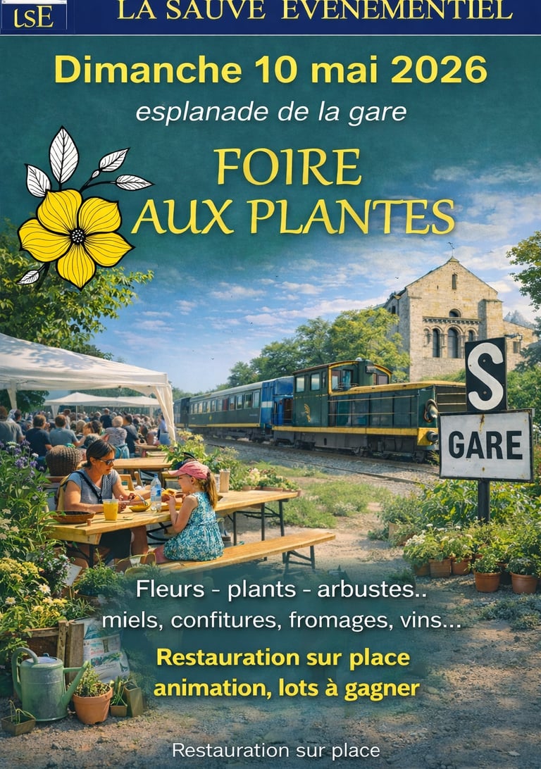 Foire aux plantes La Sauve (33) 2026