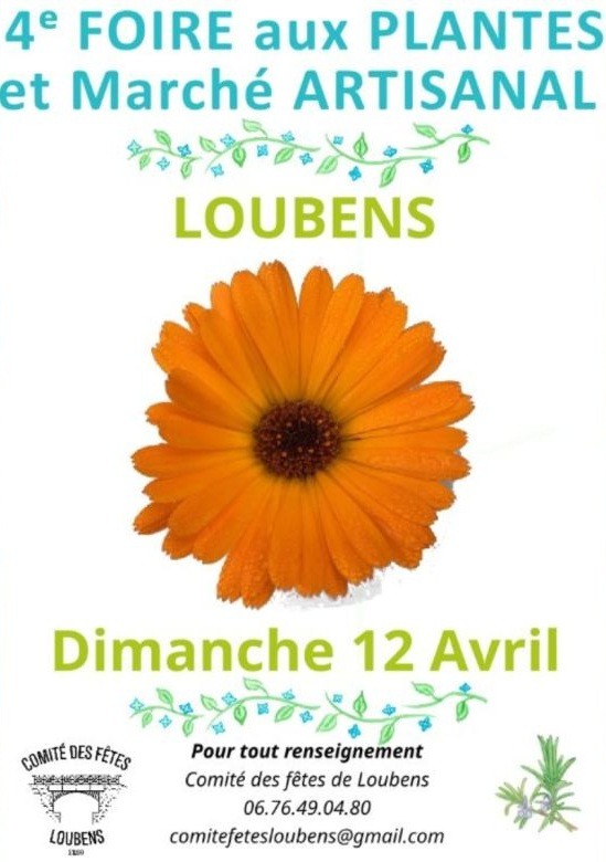 Foire aux plantes de Loubens (33) 2026