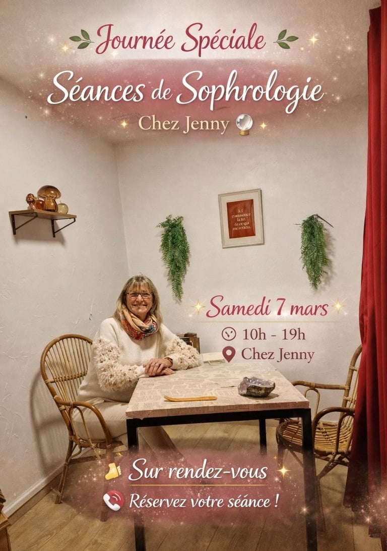 Sandrine Thibault sophrologue with Jenny, at arcanum leviosa 