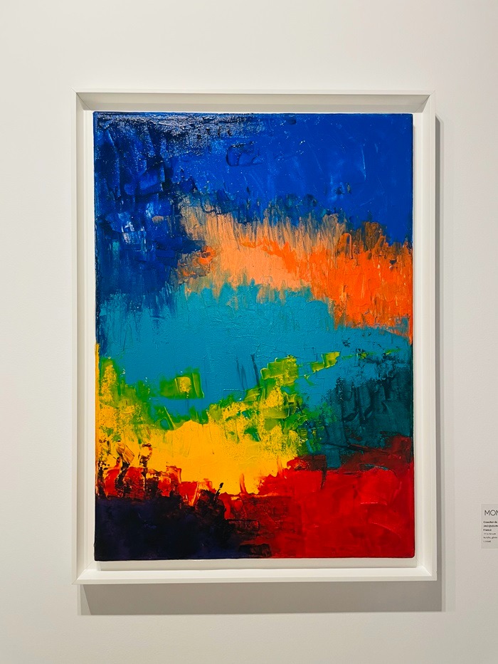 Tableau abstrait contemporain – Couleurs et textures – Jacqueline Poitevin – Collectionneurs d’art