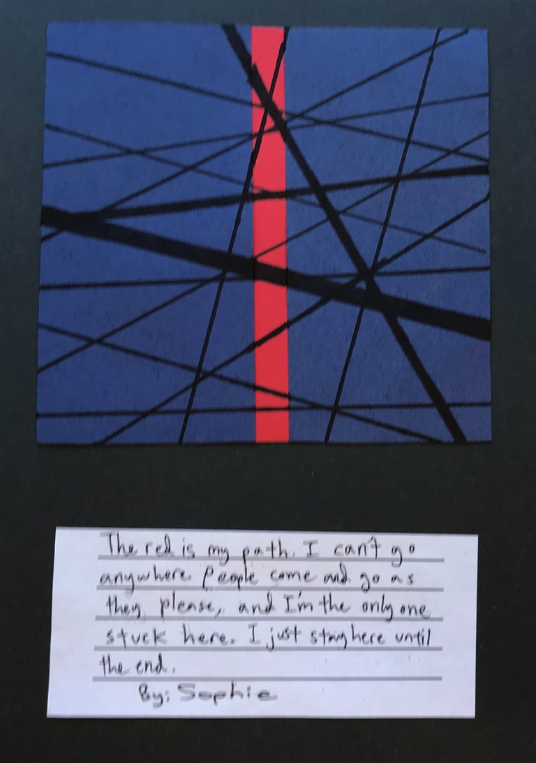 cut paper project and artist interperpretation