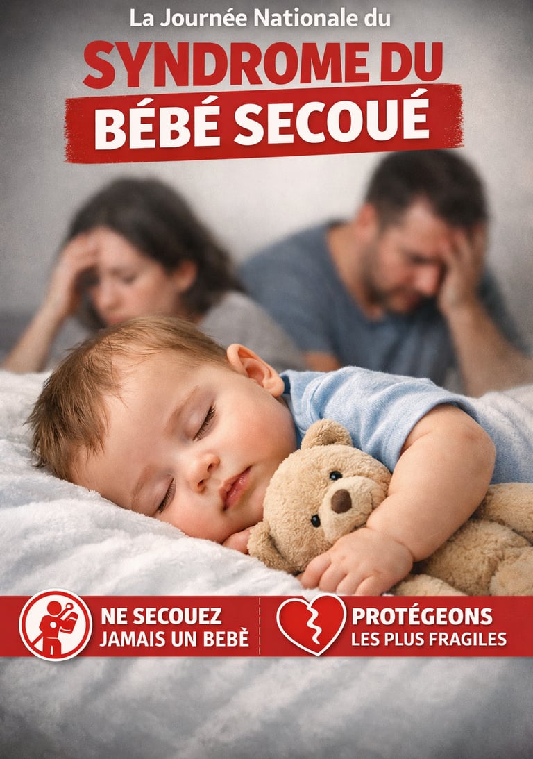 Journée nationale du syndrome du bébé secoué