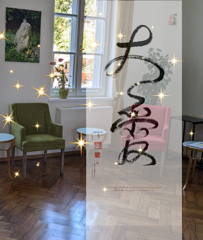 Jede Tao Kalligrafie trägt eine besonderes Lichtfeld in sich