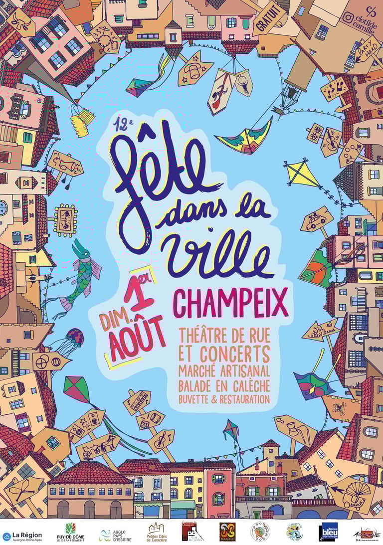 Affiche Fête dans la Ville 2021