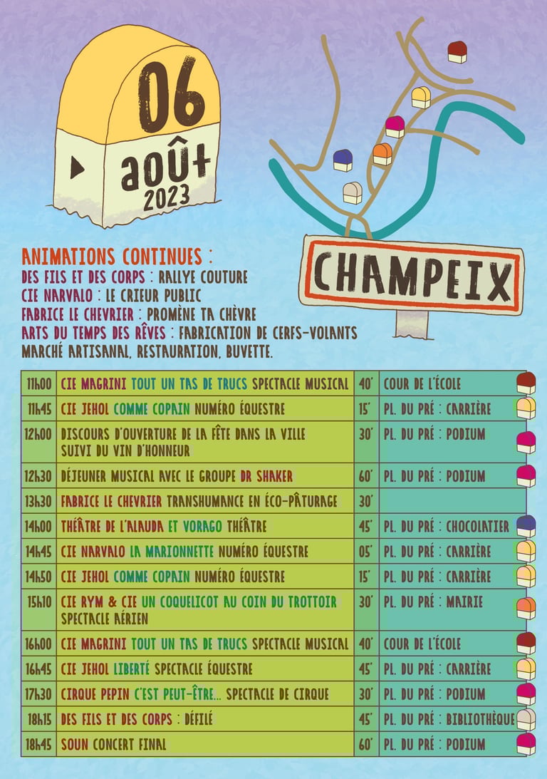 Flyer Fête dans la Ville 2023