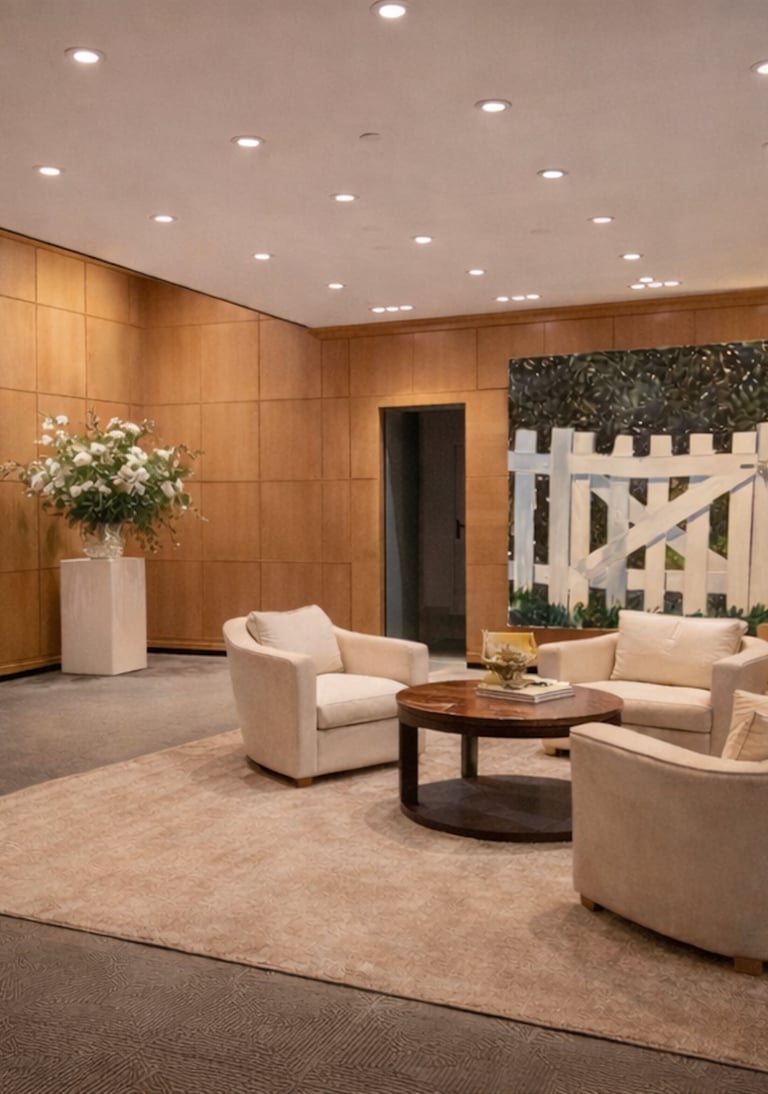 Lobby entryway at Thirty-Five Off Madison luxury event venue NYC Upper East Side