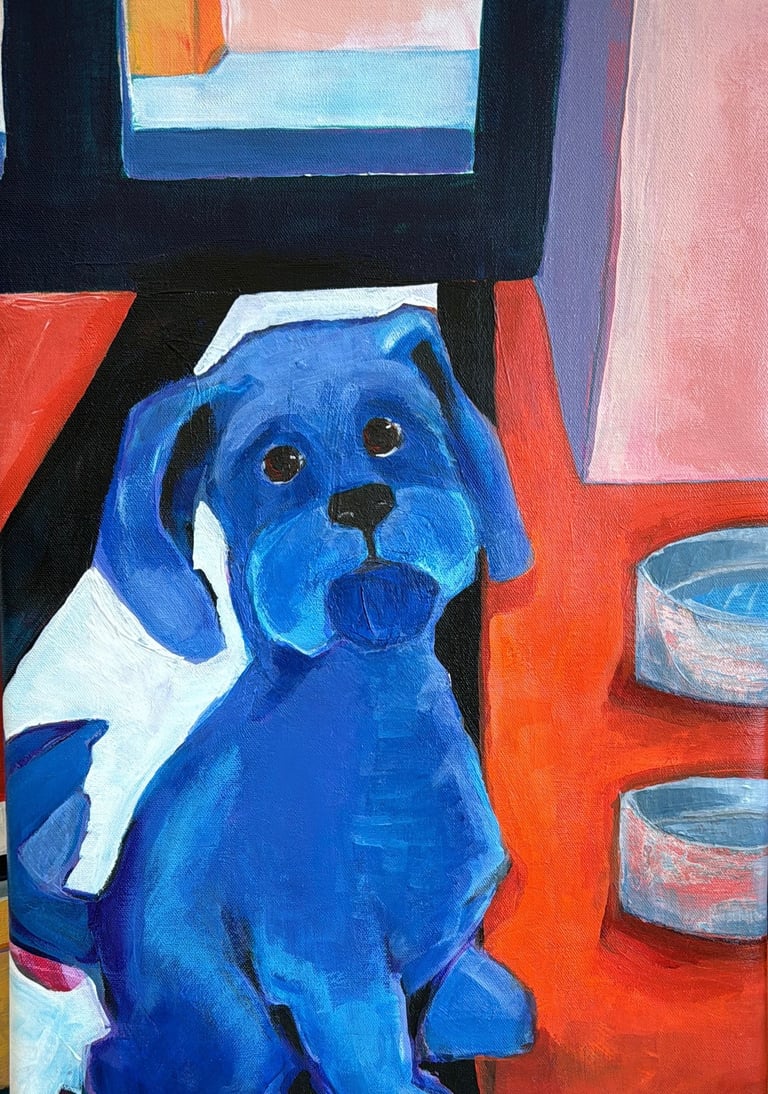 Something Missing? - acrylic on canvas