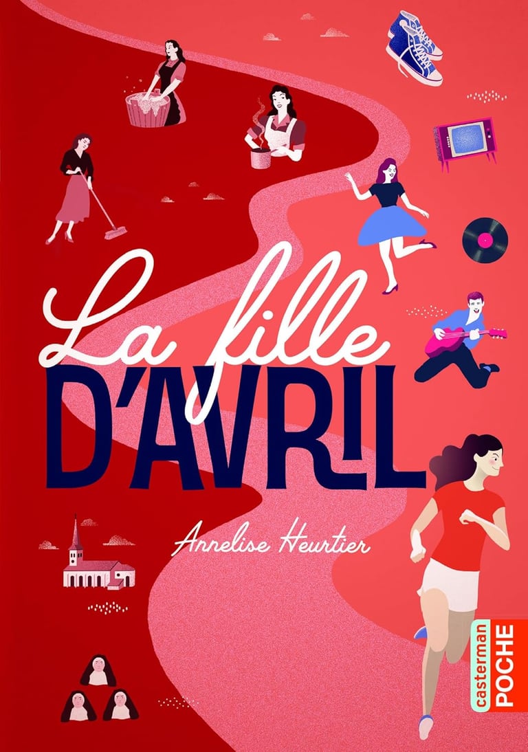 Première de couverture du roman La fille d'Avril d'Annelise Heurtier
