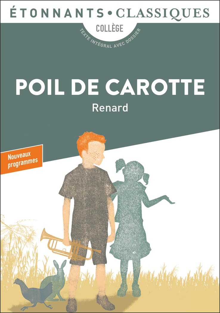 Première de couverture du roman Poil de carotte de Jules Renard