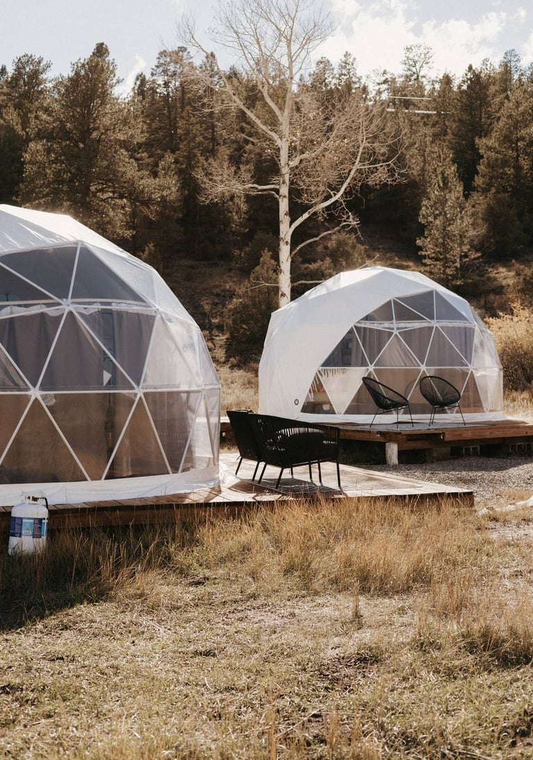 eco friendly geo domes