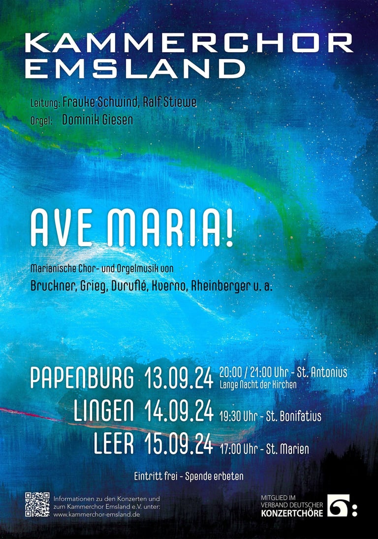 Konzertprojekt 2024 Ave Maria!