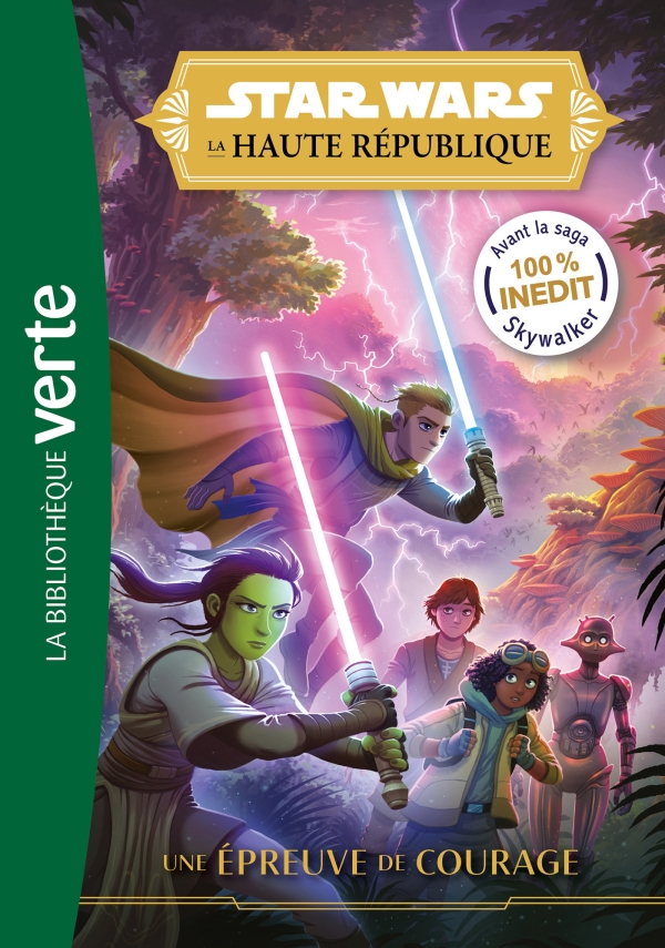 Première de couverture du roman Star wars Une épreuve de courage