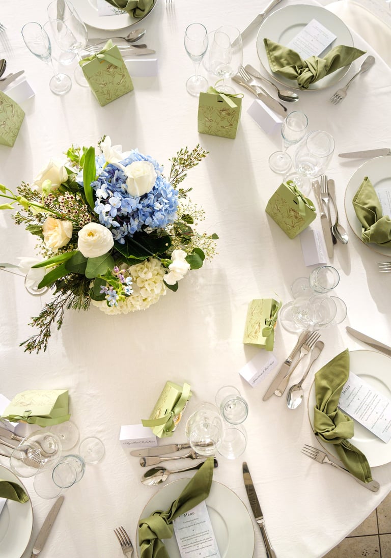 Décoration de table de mariage