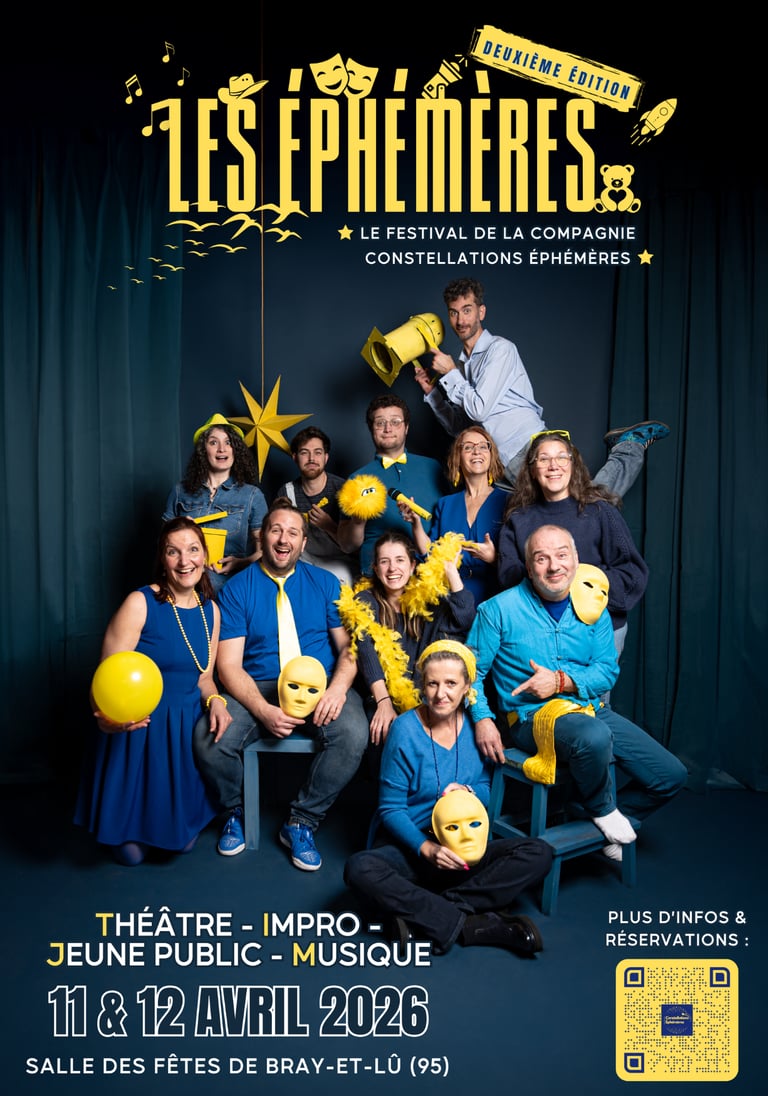 affiche Les Éphémères 2026 2e edition