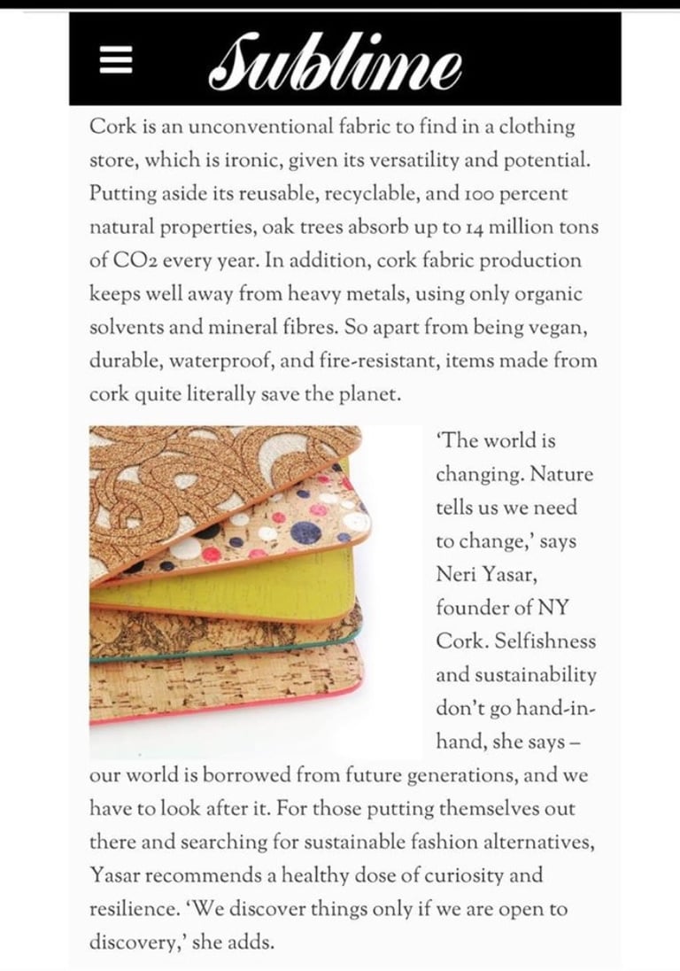 an article with the founder Neri Cetin about The Nine Years on Sublime Magazine London UK 