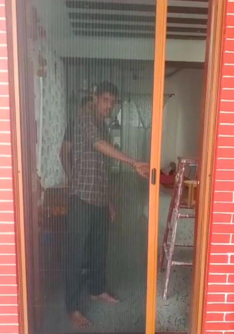 Pleated Mosquito mesh for Main Door