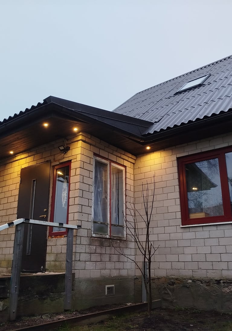 Eterniit katuse vahetus + Tuulekastid ja valgustus