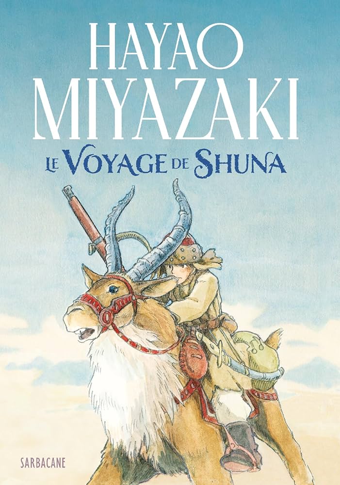 Première de couverture du manga Le voyage de Shuna d'Hayao Miyazaki