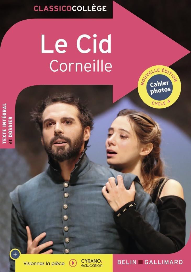 Première de couverture de la pièce de théâtre Le Cid de Corneille