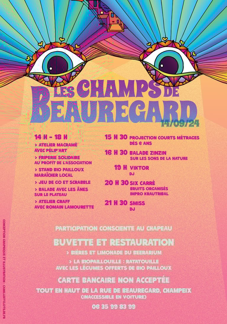 flyer les champs de beauregard 2024